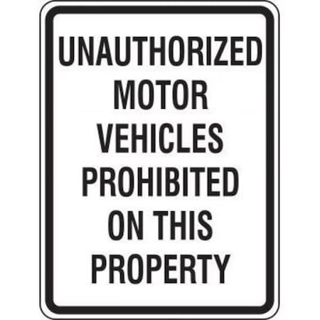 Accuform FACILITY TRAFFIC SIGN 24 in  X 18 in FRP912HP